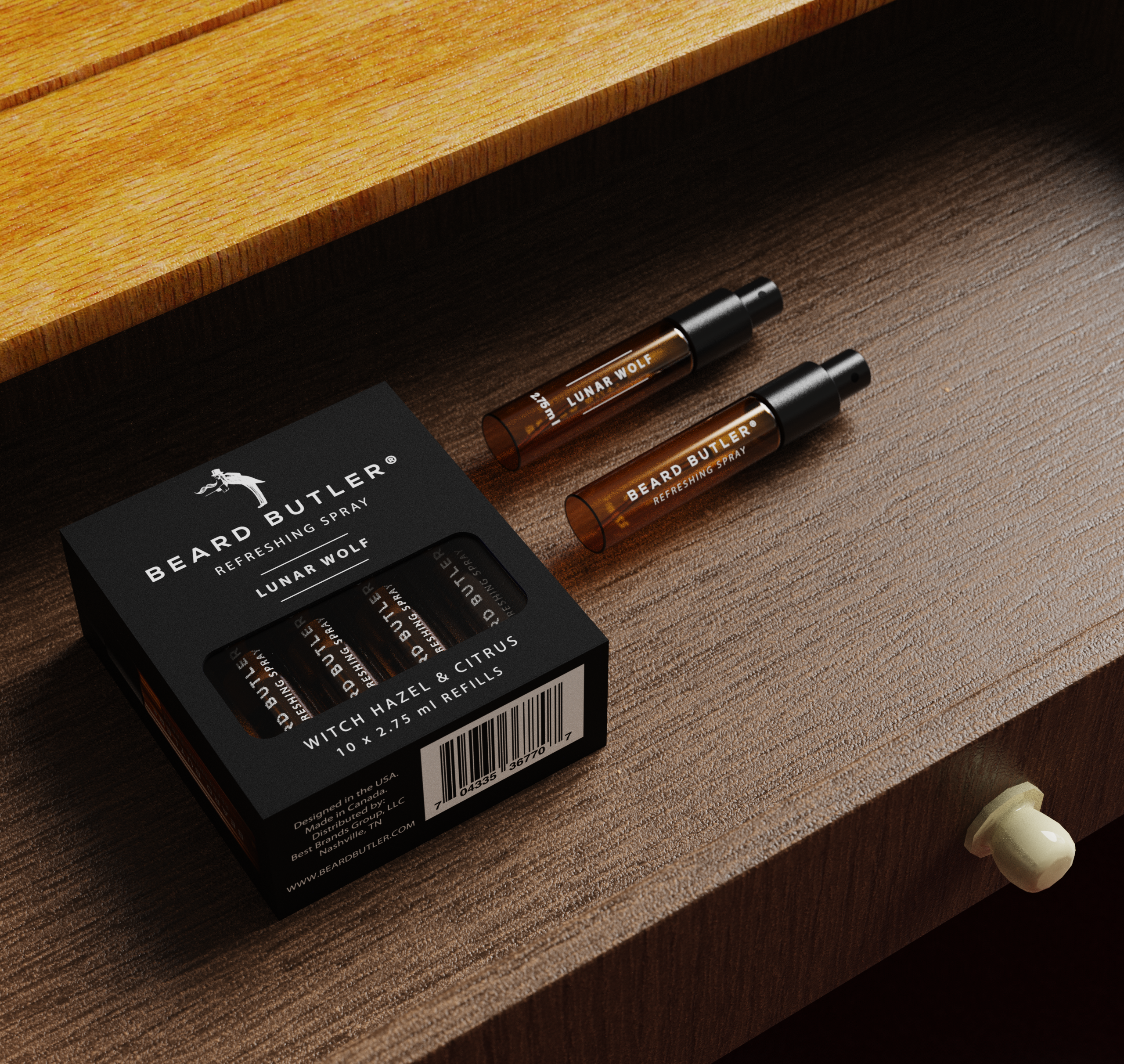 Beard Butler -  Refreshing Beard Spray (Scent: Lunar Wolf: Citrus +