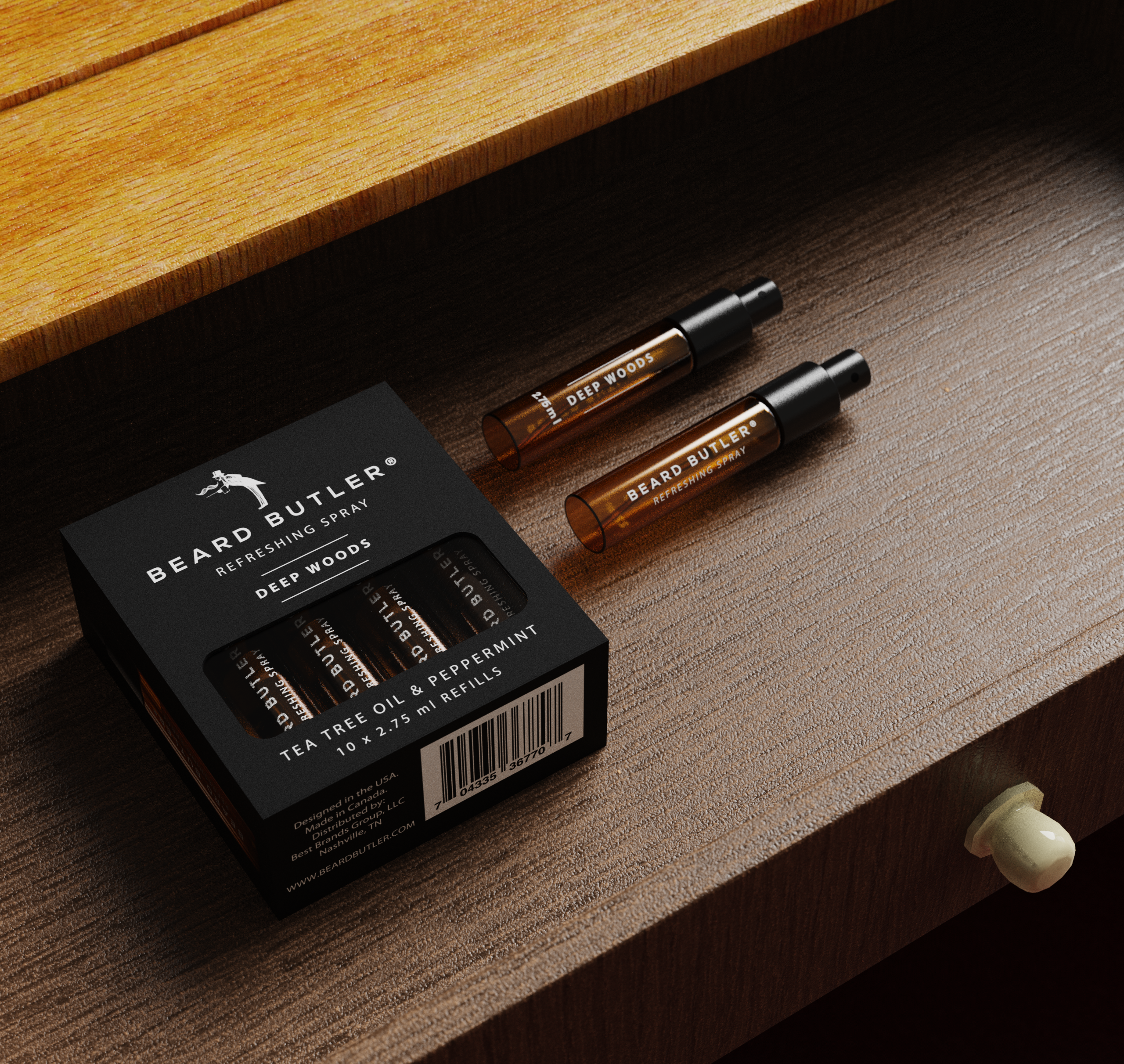 Beard Butler -  Refreshing Beard Spray (Scent: Deep Woods: Tea Tree +